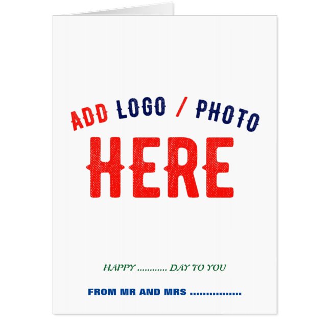 STYLISH MODERN CUSTOMIZABLE WHITE VERIFIED BRANDED CARD (Front)
