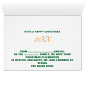 STYLISH MODERN CUSTOMIZABLE WHITE VERIFIED BRANDED CARDS (Inside Horizontal (Bottom))