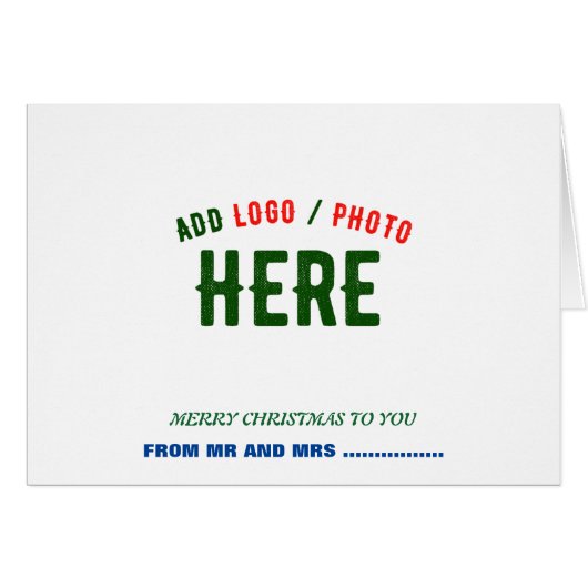 STYLISH MODERN CUSTOMIZABLE WHITE VERIFIED BRANDED CARDS (Front Horizontal)