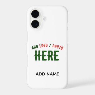 STYLISH MODERN CUSTOMIZABLE WHITE VERIFIED BRANDED iPhone 17 CASE