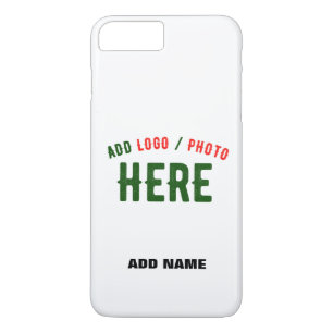 STYLISH MODERN CUSTOMIZABLE WHITE VERIFIED BRANDED iPhone 8 PLUS/7 PLUS CASE