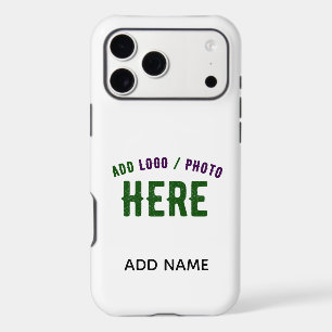 STYLISH MODERN CUSTOMIZABLE WHITE VERIFIED BRANDED iPhone 17 PRO MAX CASE