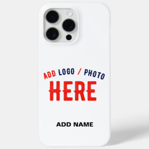 STYLISH MODERN CUSTOMIZABLE WHITE VERIFIED BRANDED iPhone 15 PRO MAX CASE