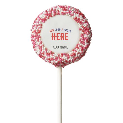 STYLISH MODERN CUSTOMIZABLE WHITE VERIFIED BRANDED CHOCOLATE COVERED OREO POP