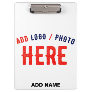STYLISH MODERN CUSTOMIZABLE WHITE VERIFIED BRANDED CLIPBOARD