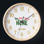 STYLISH MODERN CUSTOMIZABLE WHITE VERIFIED BRANDED CLOCK<br><div class="desc">THIS IS A DESIGN FITTING FOR EVERYONE.YOU CAN CHANGE, RESIZE OR ADD LOGO, PHOTO, TEXT AND COLOURS THE WAY YOU LIKE.THANK YOU.</div>