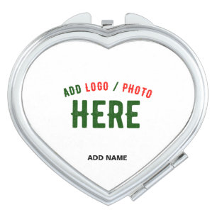 STYLISH MODERN CUSTOMIZABLE WHITE VERIFIED BRANDED COMPACT MIRROR