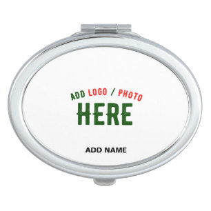 STYLISH MODERN CUSTOMIZABLE WHITE VERIFIED BRANDED COMPACT MIRROR