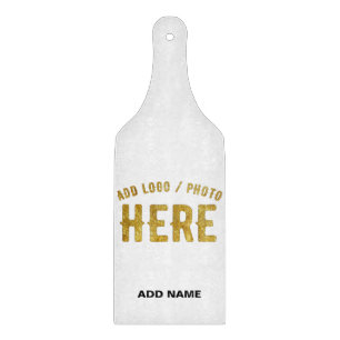 STYLISH MODERN CUSTOMIZABLE WHITE VERIFIED BRANDED CUTTING BOARD