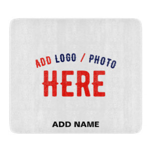 STYLISH MODERN CUSTOMIZABLE WHITE VERIFIED BRANDED CUTTING BOARD