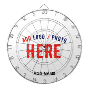 STYLISH MODERN CUSTOMIZABLE WHITE VERIFIED BRANDED DART BOARD