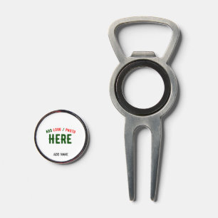 STYLISH MODERN CUSTOMIZABLE WHITE VERIFIED BRANDED DIVOT TOOL