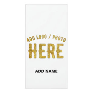 STYLISH MODERN CUSTOMIZABLE WHITE VERIFIED BRANDED DOOR SIGN