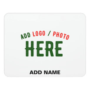 STYLISH MODERN CUSTOMIZABLE WHITE VERIFIED BRANDED DOOR SIGN