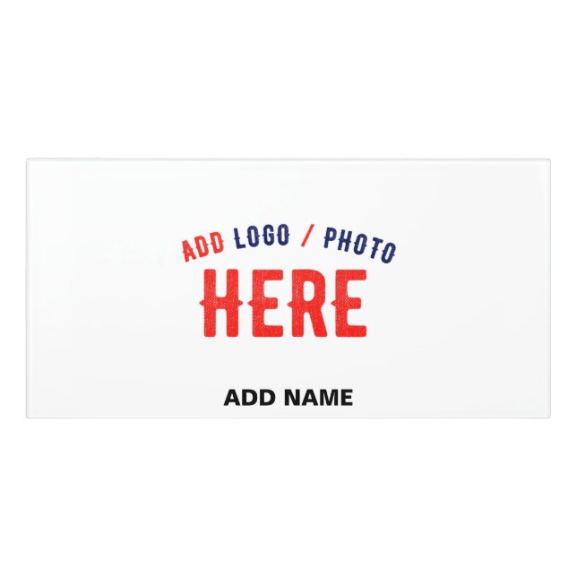 STYLISH MODERN CUSTOMIZABLE WHITE VERIFIED BRANDED DOOR SIGN (Classic Front)