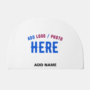 STYLISH MODERN CUSTOMIZABLE WHITE VERIFIED BRANDED DOORMAT