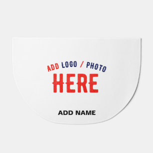 STYLISH MODERN CUSTOMIZABLE WHITE VERIFIED BRANDED DOORMAT