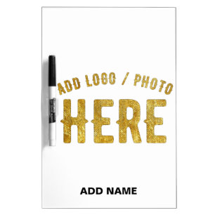 STYLISH MODERN CUSTOMIZABLE WHITE VERIFIED BRANDED DRY ERASE BOARD