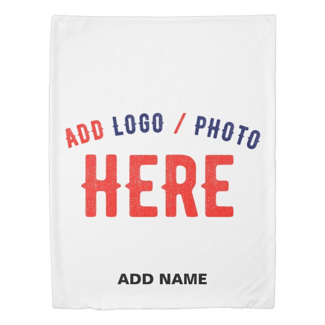 STYLISH MODERN CUSTOMIZABLE WHITE VERIFIED BRANDED DUVET COVER (Front)