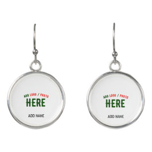 STYLISH MODERN CUSTOMIZABLE WHITE VERIFIED BRANDED EARRINGS