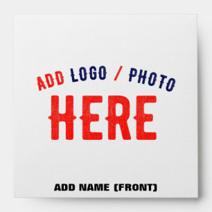 STYLISH MODERN CUSTOMIZABLE WHITE VERIFIED BRANDED ENVELOPE