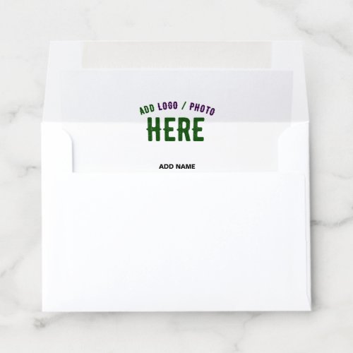 STYLISH MODERN CUSTOMIZABLE WHITE VERIFIED BRANDED ENVELOPE LINER