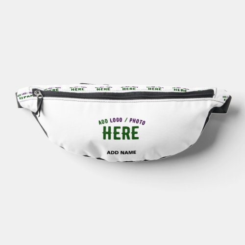 STYLISH MODERN CUSTOMIZABLE WHITE VERIFIED BRANDED FANNY PACK