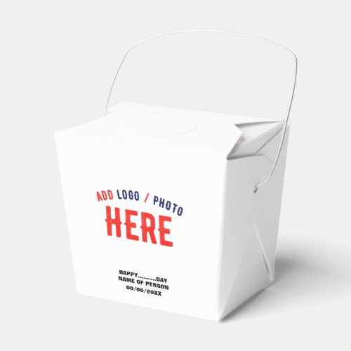 STYLISH MODERN CUSTOMIZABLE WHITE VERIFIED BRANDED FAVOR BOXES