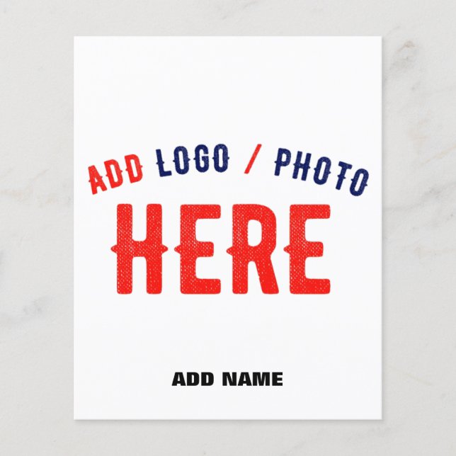 STYLISH MODERN CUSTOMIZABLE WHITE VERIFIED BRANDED FLYER (Front)