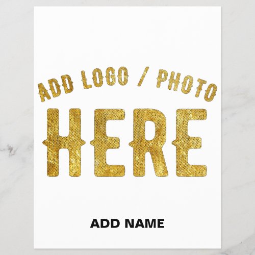 STYLISH MODERN CUSTOMIZABLE WHITE VERIFIED BRANDED FLYER