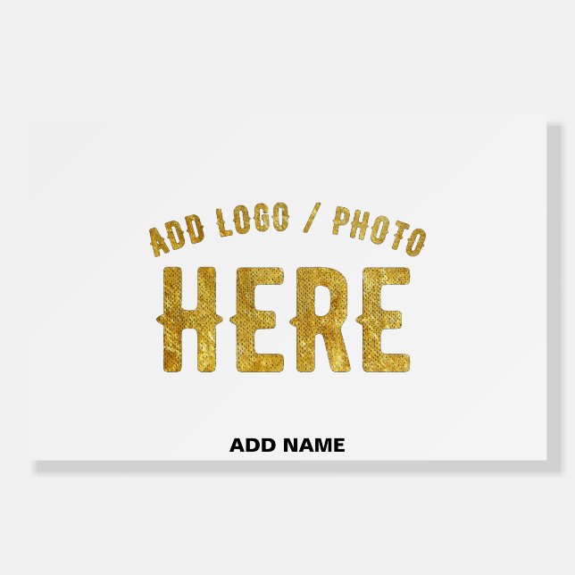 STYLISH MODERN CUSTOMIZABLE WHITE VERIFIED BRANDED FOAM BOARD (Front)