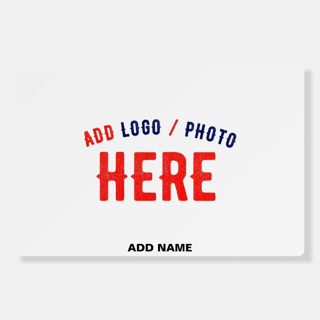 STYLISH MODERN CUSTOMIZABLE WHITE VERIFIED BRANDED FOAM BOARD (Front)
