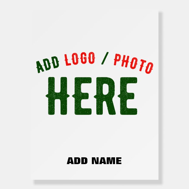 STYLISH MODERN CUSTOMIZABLE WHITE VERIFIED BRANDED FOAM BOARD (Front)