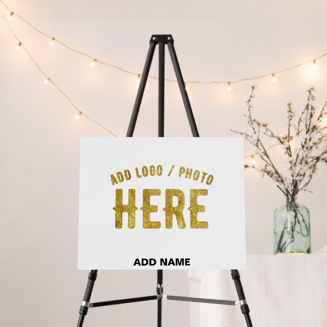 STYLISH MODERN CUSTOMIZABLE WHITE VERIFIED BRANDED FOAM BOARD (In Situ (Stand))