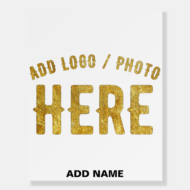 STYLISH MODERN CUSTOMIZABLE WHITE VERIFIED BRANDED FOAM BOARD (Front)