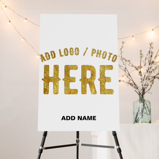 STYLISH MODERN CUSTOMIZABLE WHITE VERIFIED BRANDED FOAM BOARD (In Situ (Stand))