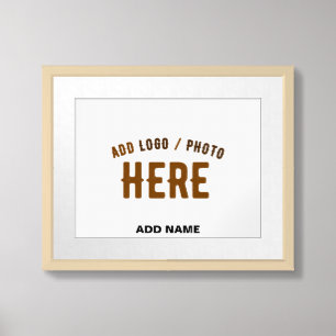 STYLISH MODERN CUSTOMIZABLE WHITE VERIFIED BRANDED FRAMED ART