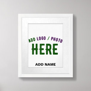 STYLISH MODERN CUSTOMIZABLE WHITE VERIFIED BRANDED FRAMED ART
