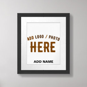 STYLISH MODERN CUSTOMIZABLE WHITE VERIFIED BRANDED FRAMED ART