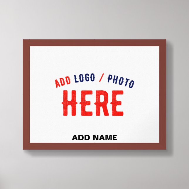 STYLISH MODERN CUSTOMIZABLE WHITE VERIFIED BRANDED FRAMED ART (Framed Front)