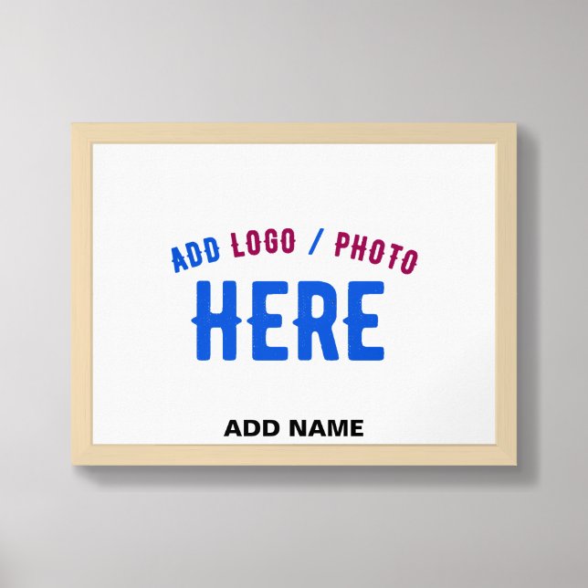 STYLISH MODERN CUSTOMIZABLE WHITE VERIFIED BRANDED FRAMED ART (Framed Front)