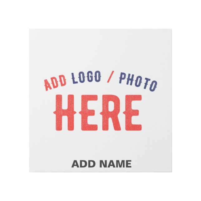 STYLISH MODERN CUSTOMIZABLE WHITE VERIFIED BRANDED GALLERY WRAP (Front)