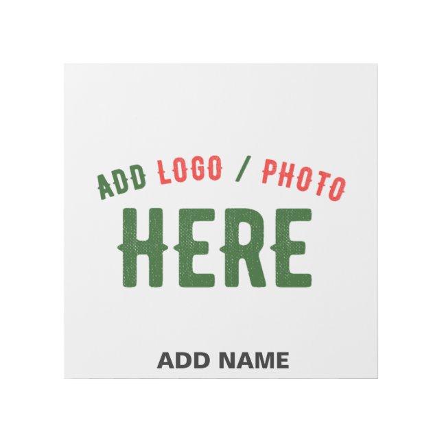 STYLISH MODERN CUSTOMIZABLE WHITE VERIFIED BRANDED GALLERY WRAP (Front)