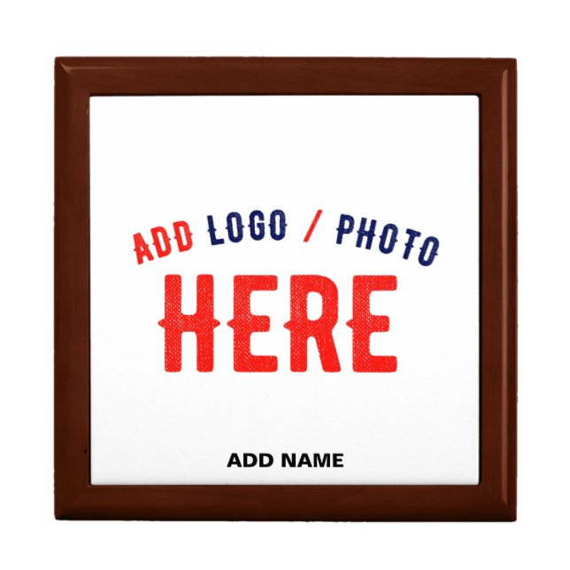 STYLISH MODERN CUSTOMIZABLE WHITE VERIFIED BRANDED GIFT BOX (Front)