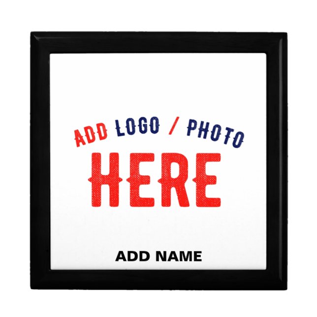 STYLISH MODERN CUSTOMIZABLE WHITE VERIFIED BRANDED GIFT BOX (Front)