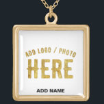 STYLISH MODERN CUSTOMIZABLE WHITE VERIFIED BRANDED GOLD PLATED NECKLACE<br><div class="desc">THIS IS A DESIGN FITTING FOR CUSTOMERS.YOU CAN CHANGE, RESIZE OR ADD LOGO, PHOTO, TEXT AND COLOURS THE WAY YOU LIKE.THANK YOU.</div>