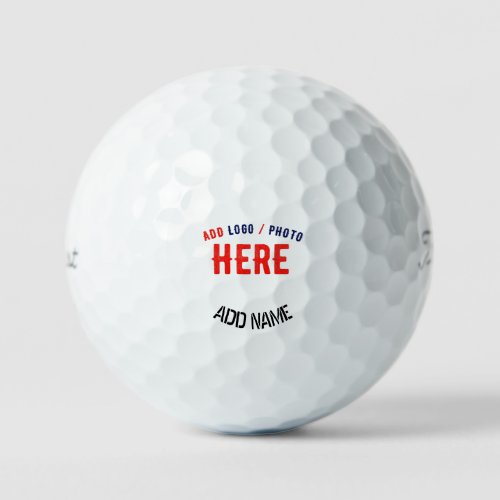 STYLISH MODERN CUSTOMIZABLE WHITE VERIFIED BRANDED GOLF BALLS