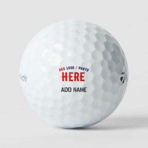 STYLISH MODERN CUSTOMIZABLE WHITE VERIFIED BRANDED GOLF BALLS