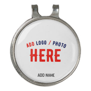 STYLISH MODERN CUSTOMIZABLE WHITE VERIFIED BRANDED GOLF HAT CLIP