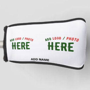 STYLISH MODERN CUSTOMIZABLE WHITE VERIFIED BRANDED GOLF HEAD COVER